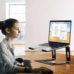 BESIGN LS03 Soporte de Aluminio para Laptop – Ergonomía y estilo para tu espacio de trabajo
