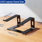BESIGN LS03 Soporte de Aluminio para Laptop – Ergonomía y estilo para tu espacio de trabajo