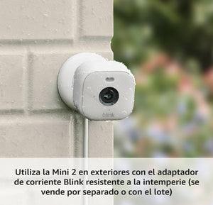 Blink Mini 2 – Cámara de Seguridad Inteligente con Visión Nocturna HD y Alexa