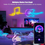 🌈 EASYTAO Tira LED Neon RGB 10M con Bluetooth – Transforma tu espacio con color y ritmo