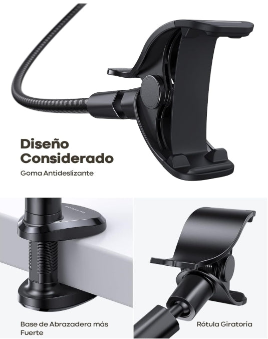 Lamicall Soporte Flexible para Celular – Comodidad Total en Cama o Escritorio