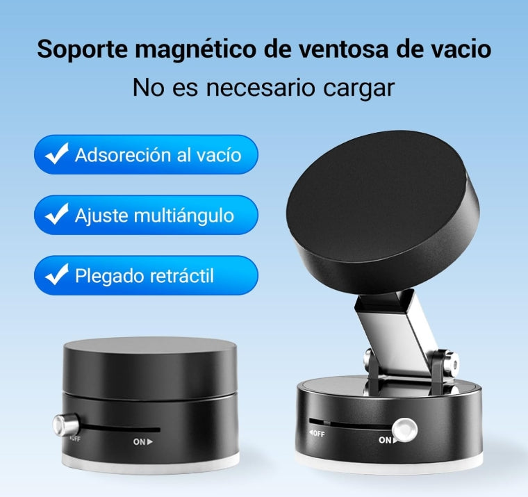 Bomsirus Soporte Magnético Giratorio para Celular – Seguridad y Comodidad en Cada Trayecto