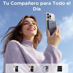 UGREEN 10000mAh Power Bank Inalabrico PD 20W Carga Raida, Cargador USB C Portail Magnaco, Bateria Externa Compatible con iPhone 16/15/14 Serie, Galaxy, Xiaomi, iPad, LG, Negro