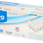 💡 iGoto Pack de 10 Focos LED A60 9W Luz Fría – Ahorra energía, ilumina con potencia