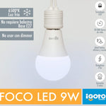 💡 iGoto Pack de 10 Focos LED A60 9W Luz Fría – Ahorra energía, ilumina con potencia