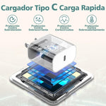 ⚡ JUGLUTE Cargador Rápido 25W para iPhone – Potencia Original, Carga Sin Esperas