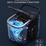 ecozy Máquina de Hielo – Hielo fresco en 6 minutos, cuando lo necesites