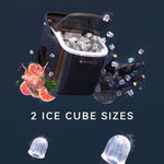 ecozy Máquina de Hielo – Hielo fresco en 6 minutos, cuando lo necesites