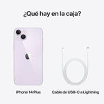 Apple iPhone 14 Plus (128 GB) Morado (Reacondicionado) – Pantalla Grande, Precio Inteligente