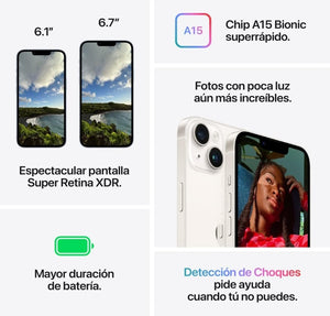 Apple iPhone 14 Plus (128 GB) Morado (Reacondicionado) – Pantalla Grande, Precio Inteligente