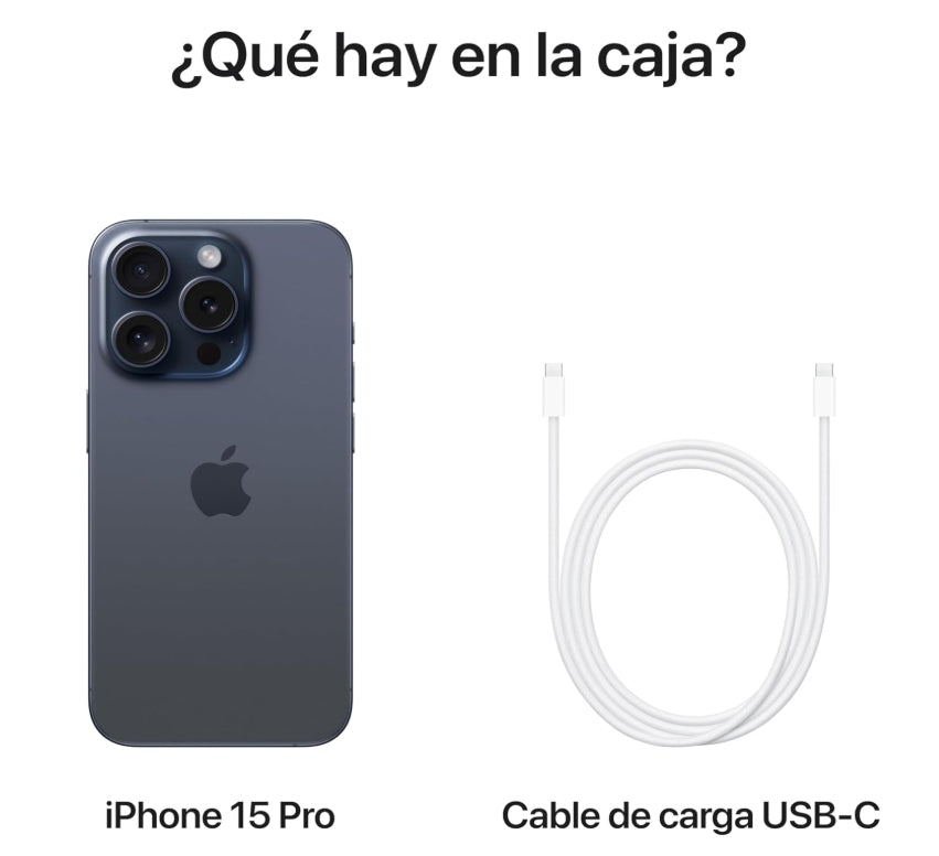 Apple iPhone 15 Pro (128 GB) Titanio Azul (Reacondicionado) – Potencia Pro, Precio Inteligente