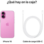 Apple iPhone 16 (256 GB) Rosa – Elegancia, Potencia y Tecnología Apple