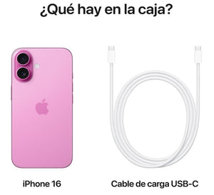 Apple iPhone 16 (256 GB) Rosa – Elegancia, Potencia y Tecnología Apple