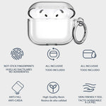 🎧 USTIYA Funda Transparente para AirPods 4 (2025) – Protección con estilo minimalista