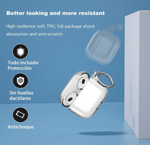 🎧 USTIYA Funda Transparente para AirPods 4 (2025) – Protección con estilo minimalista
