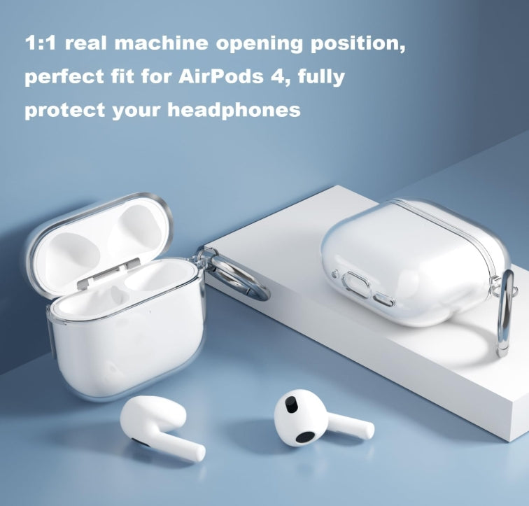 🎧 USTIYA Funda Transparente para AirPods 4 (2025) – Protección con estilo minimalista