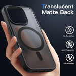 JETech Funda Magnética para iPhone 15 Pro Max – Protección delgada, elegante y MagSafe Ready