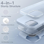 JETech Funda de Silicona para iPhone 15 – Protección con estilo y suavidad