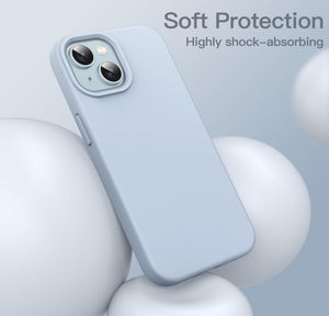 JETech Funda de Silicona para iPhone 15 – Protección con estilo y suavidad