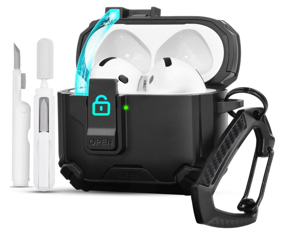 🎧 BALYSTOK Funda Uso Rudo para AirPods 4 – Protección total y funcionalidad en cada detalle