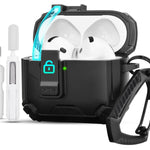 🎧 BALYSTOK Funda Uso Rudo para AirPods 4 – Protección total y funcionalidad en cada detalle