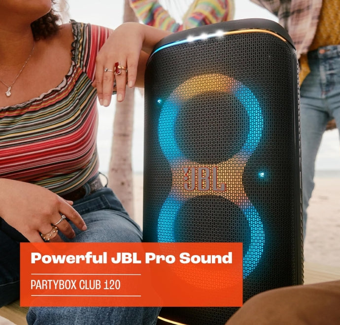 🔊 JBL PartyBox Club 120 – Potencia y espectáculo en cada nota