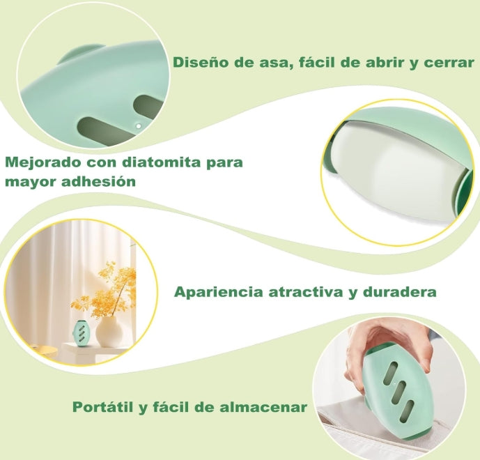 🧼“Rodillo quitapelusas reutilizable, lavable y portátil. Ideal para ropa, sofás, camas, alfombras y hasta el auto.”