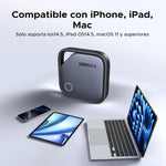 UGREEN FineTrack Smart Finder Compatible con Apple Find My (sólo iOS), Bluetooth Tracker para el Equipaje, Key Finder, Etiqueta Inteligente para Llaves, Maletas, pasaportes con batería reemplazable