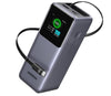 UGREEN Power Bank 20000mAh, 165W Salida Máx Batería Portátil con Retráctil Cable, Cargador Portátil Carga Rápida con Pantalla Digital Compatible con MacBook iPad iPhone 16/15/14 Xiaomi Galaxy