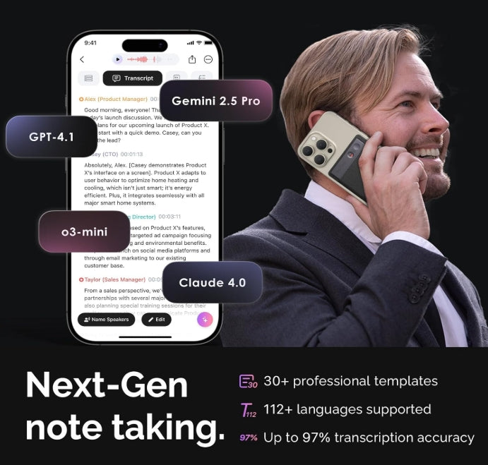 🧠PLAUD Grabadora de Voz Note IA