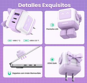 ⚡ ¡Carga Turbo en la Palma de tu Mano con UGREEN Nexode GaNRobot de 30W!