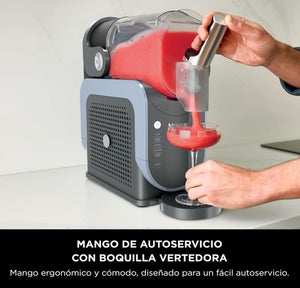 Ninja SLUSHi con Tecnología RapidChill, Máquina para Bebidas y Granizados Congelados, 2,6 L (88 oz), 5 Programas Automáticos, Ideal para Margaritas, Frappés y Más, Diseño Premium, Negro, FS301LAA
