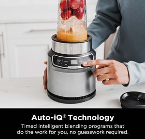 Ninja - Extractor de nutrientes, licuadora personal con 2 programas Auto-iQ | BN401