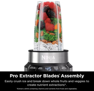 Ninja - Extractor de nutrientes, licuadora personal con 2 programas Auto-iQ | BN401