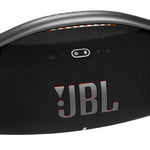 JBL Boombox 3 Bocina Portátil Bluetooth, 180W de Potencia, Reproducción 24 Horas, Resistente al Agua y Polvo IP67 - Negro