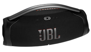 JBL Boombox 3 Bocina Portátil Bluetooth, 180W de Potencia, Reproducción 24 Horas, Resistente al Agua y Polvo IP67 - Negro