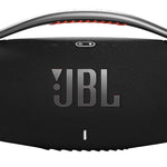 JBL Boombox 3 Bocina Portátil Bluetooth, 180W de Potencia, Reproducción 24 Horas, Resistente al Agua y Polvo IP67 - Negro