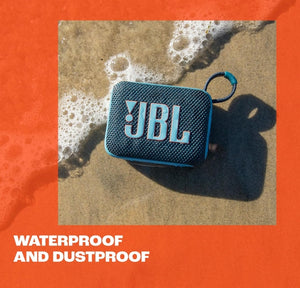 JBL Go 4 Bocina Portátil Bluetooth, 4.2W de Potencia, Reproducción 7 Horas, Resistente al Agua y al Polvo IP67 - Negro