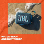 JBL Go 4 Bocina Portátil Bluetooth, 4.2W de Potencia, Reproducción 7 Horas, Resistente al Agua y al Polvo IP67 - Negro