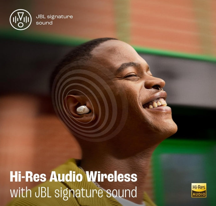 JBL Live Buds 3 Audífonos Inalámbricos NC Bluetooth, Drivers de 10mm, Reproducción 40 Horas, Pantalla Táctil - Negro
