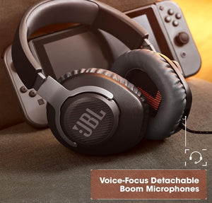 JBL Audífonos Gamer Over Ear Quantum 100 con Micrófono Extraíble