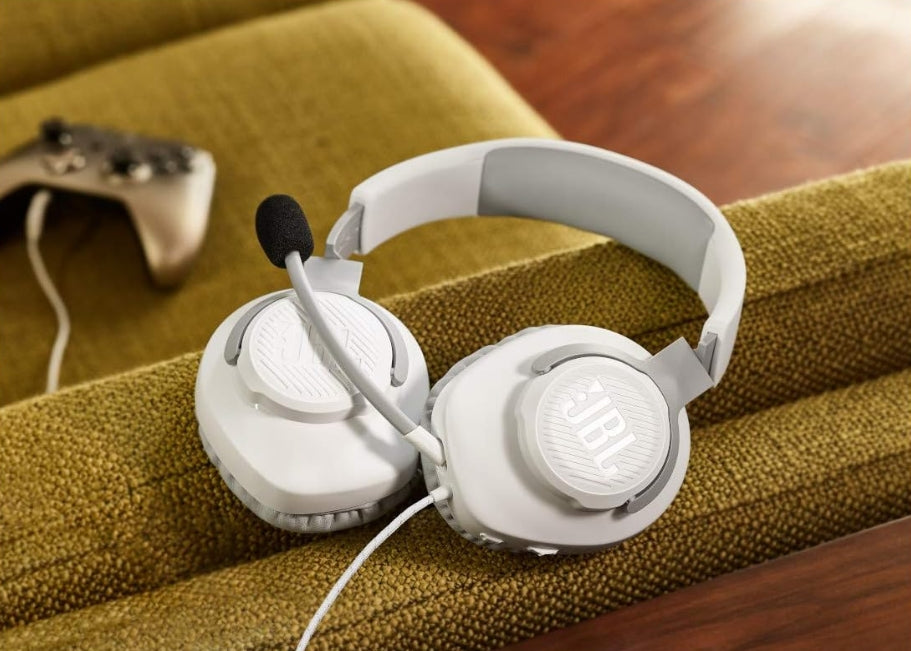 JBL Audífonos Gamer Over Ear Quantum 100 con Micrófono Extraíble