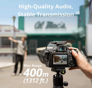 DJI Mic Mini (2 TX + 1 RX + Estuche de Carga), micrófono inalámbrico, superligero, Audio de Alta Calidad, 48 h de Uso, cancelación de Ruido, para cámaras/iPhone/Android, Vlogs, Streaming