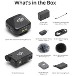 DJI Mic Mini (2 TX + 1 RX + Estuche de Carga), micrófono inalámbrico, superligero, Audio de Alta Calidad, 48 h de Uso, cancelación de Ruido, para cámaras/iPhone/Android, Vlogs, Streaming