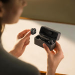 DJI Mic Mini (2 TX + 1 RX + Estuche de Carga), micrófono inalámbrico, superligero, Audio de Alta Calidad, 48 h de Uso, cancelación de Ruido, para cámaras/iPhone/Android, Vlogs, Streaming