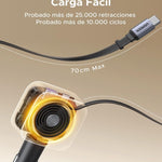 UGREEN 3 en 1 Cargador para Auto 60W con Cable Retráctil USB C, Adaptador de Coche Carga Rápida con Cable Incorporado, Cargador de Carro Compatible con iPhone 16 15 Pro MAX, Pixel, Galaxy S25 Ultra
