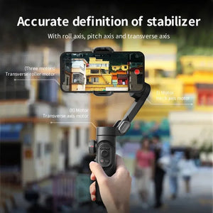 ✨ ¡Graba Como un Pro! Estabilizador Inteligente AOCHUAN SmartXE con Seguimiento Facial y 3 Ejes para TikTok y Vlogs!