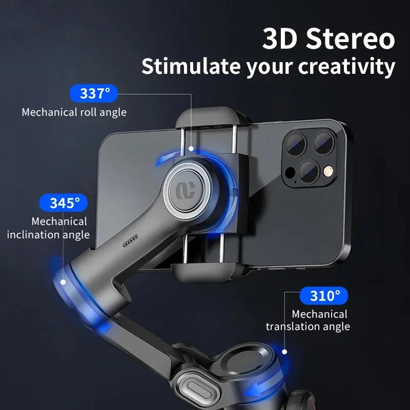 ✨ ¡Graba Como un Pro! Estabilizador Inteligente AOCHUAN SmartXE con Seguimiento Facial y 3 Ejes para TikTok y Vlogs!