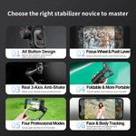 ✨ ¡Graba Como un Pro! Estabilizador Inteligente AOCHUAN SmartXE con Seguimiento Facial y 3 Ejes para TikTok y Vlogs!